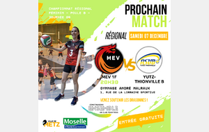 MEV 1F reçoit YUTZ THIONVILLE B